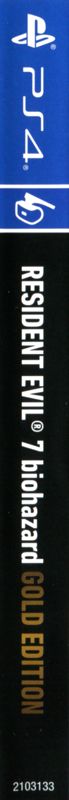 Spine/Sides for Resident Evil 7: Biohazard - Gold Edition (PlayStation 4)