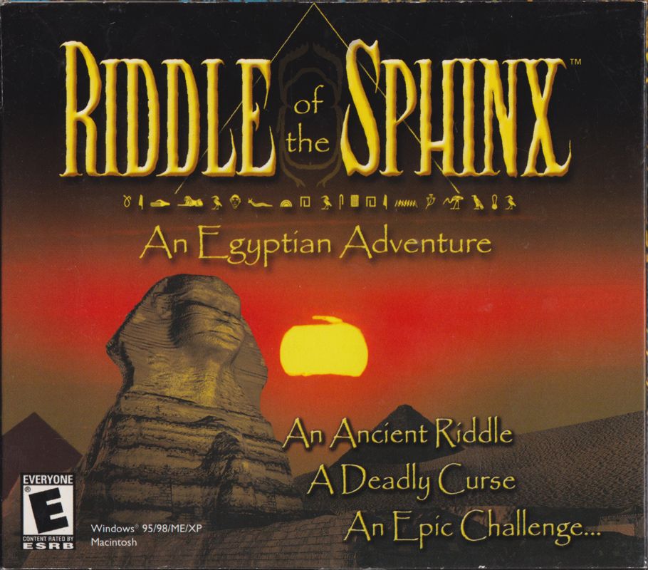 Front Cover for Riddle of the Sphinx: An Egyptian Adventure (Macintosh and Windows)
