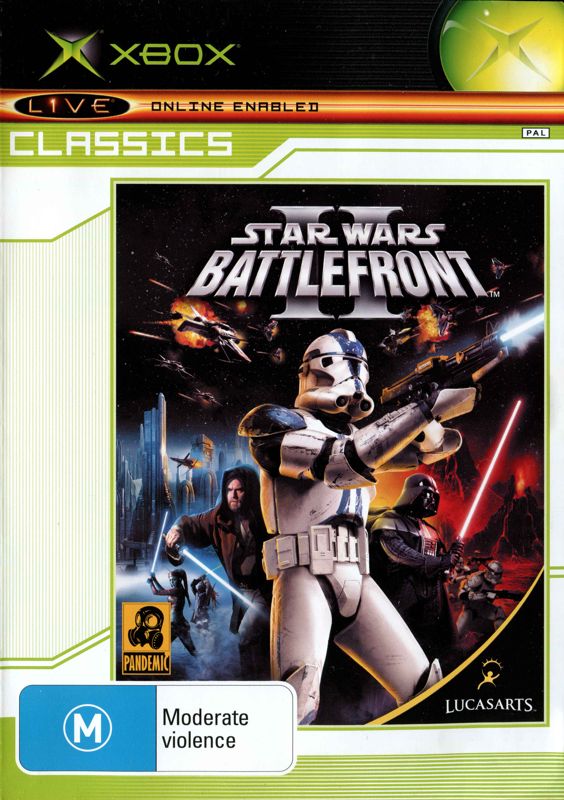 Front Cover for Star Wars: Battlefront II (Xbox) (Xbox Classics release)