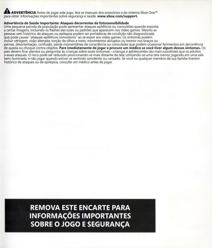 Inside Cover for Resident Evil 6 (Xbox One): Right Inlay