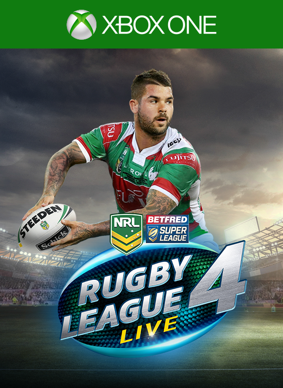 Front Cover for Rugby League Live 4 (Xbox One) (download release): 1st version