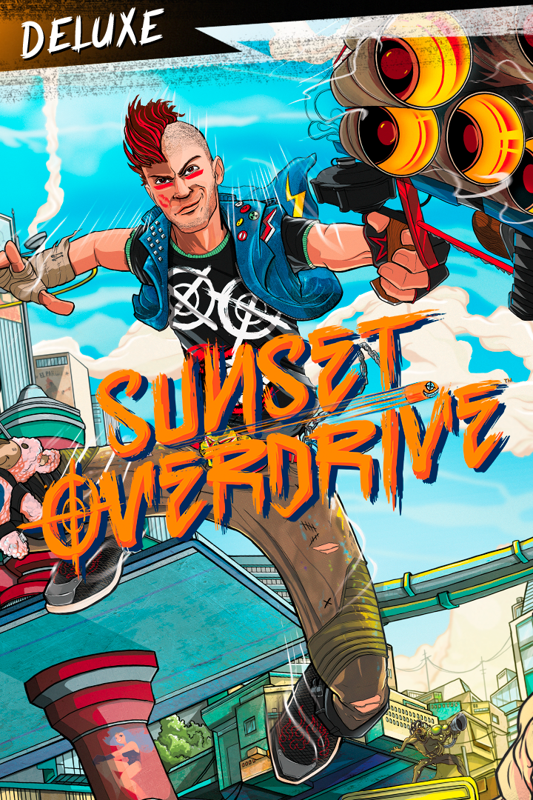 Sunset Overdrive (Deluxe Edition) cover or packaging material - MobyGames