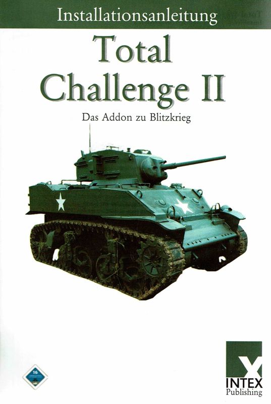 Manual for Total Challenge Trilogie (Windows): Total Challenge II - Front