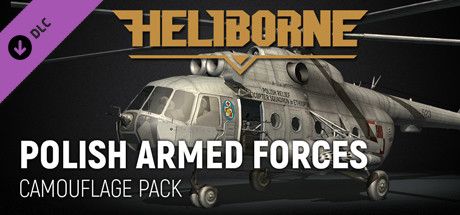 Front Cover for Heliborne: Polish Armed Forces Camouflage Pack (Linux and Macintosh and Windows) (Steam release)