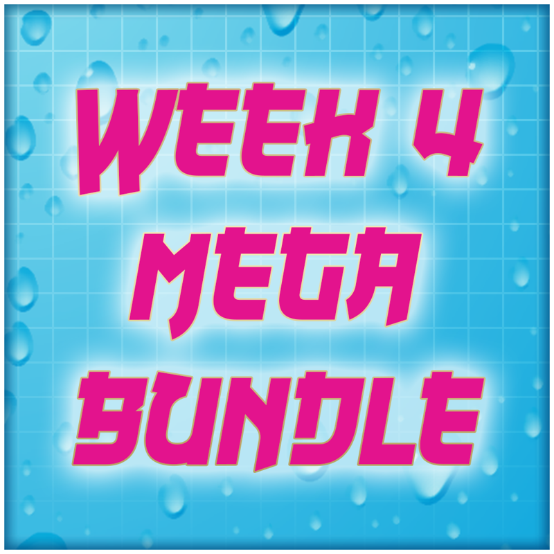 Front Cover for Senran Kagura: Peach Beach Splash - Week Four Mega Bundle (PlayStation 4) (download release)