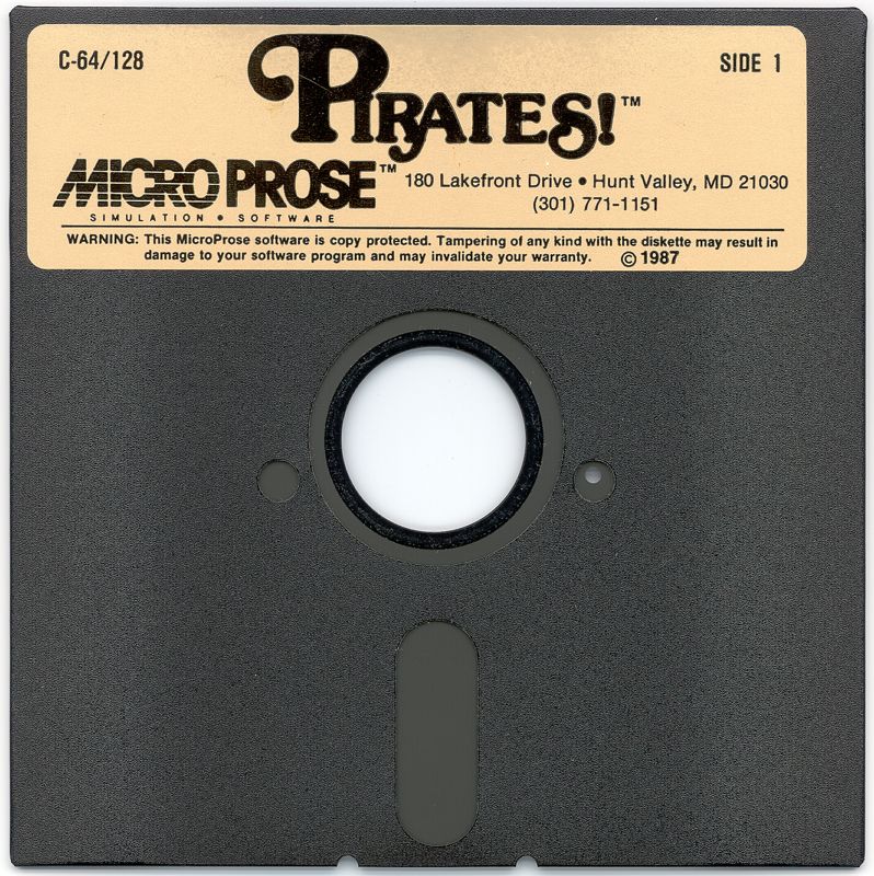 Media for Sid Meier's Pirates! (Commodore 64)