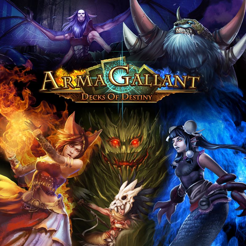 Front Cover for ArmaGallant: Decks of Destiny (PlayStation 4) (download release)