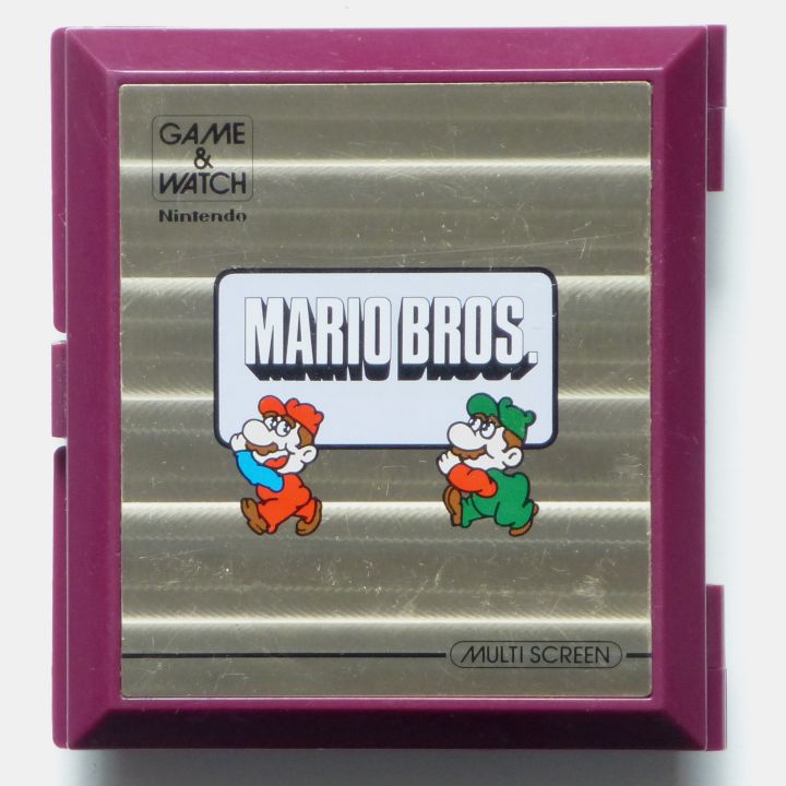 Hardware for Game & Watch Multi Screen: Mario Bros. (Dedicated handheld) (Cover of closed device)