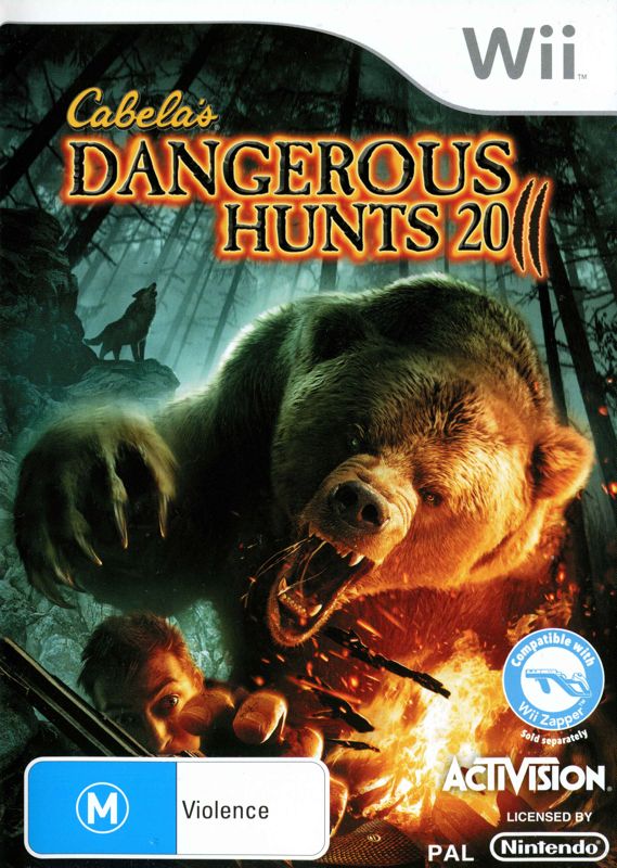 Front Cover for Cabela's Dangerous Hunts 2011 (Wii)