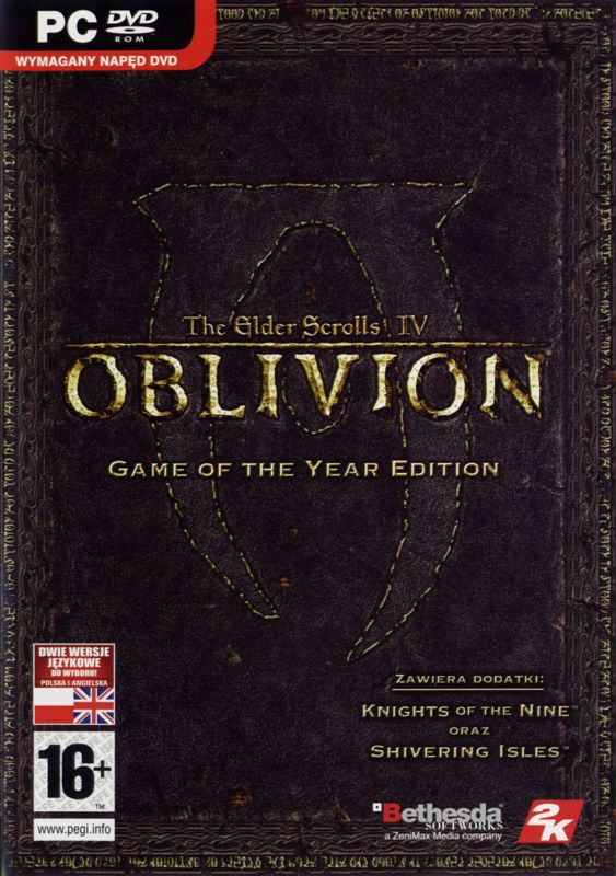 Front Cover for The Elder Scrolls IV: Oblivion - Game of the Year Edition (Windows)