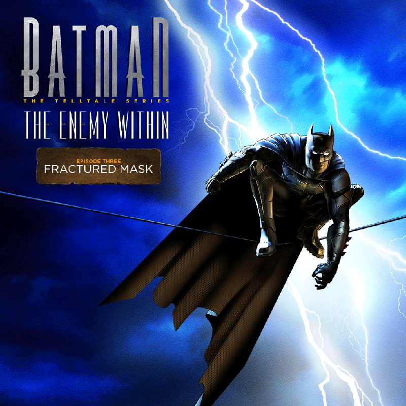 Front Cover for Batman: The Telltale Series - The Enemy Within: Episode Three - Fractured Mask (PlayStation 4) (download release)