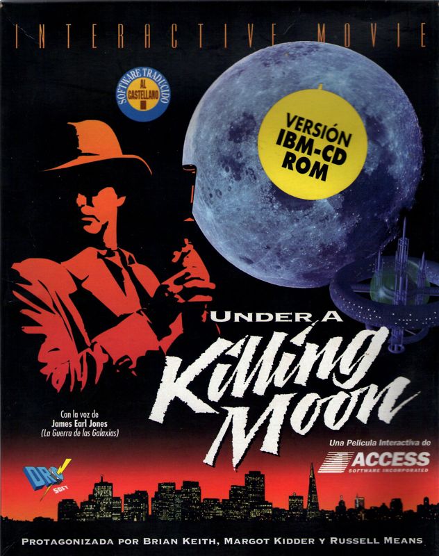 Front Cover for Under a Killing Moon (DOS)