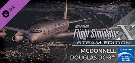 Front Cover for Microsoft Flight Simulator X: Steam Edition - McDonnell Douglas DC-8 (Windows) (Steam release)