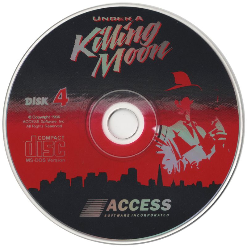 Media for Under a Killing Moon (DOS): Disc 4/4