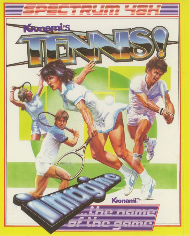Front Cover for Konami's Tennis (ZX Spectrum)