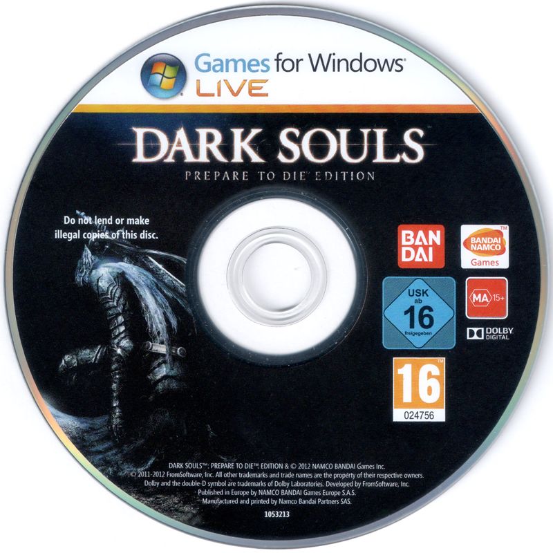 Media for Dark Souls: Prepare to Die Edition (Windows): Game Disc