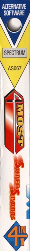 Spine/Sides for 4 Most Super Sports (ZX Spectrum)