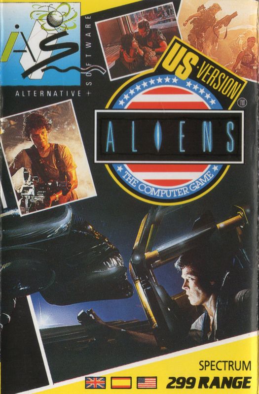 Front Cover for Aliens: The Computer Game (ZX Spectrum) (Budget re-release)