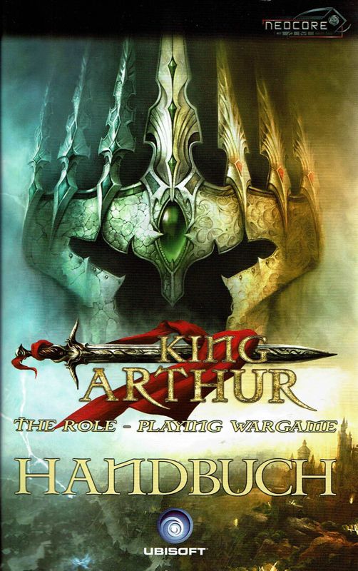 Manual for King Arthur: The Role-playing Wargame (Windows): Front
