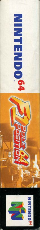 Spine/Sides for F1 Pole Position 64 (Nintendo 64): Top