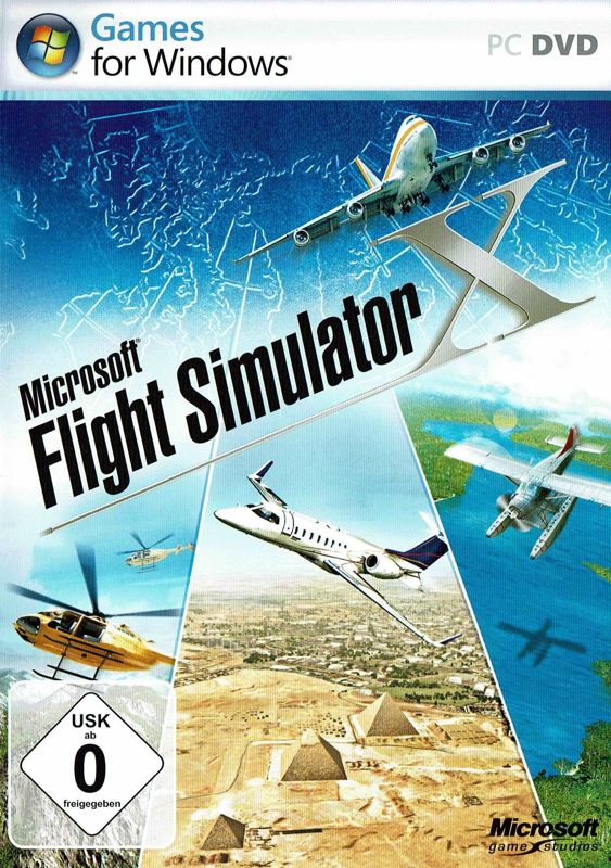Front Cover for Microsoft Flight Simulator X (Windows) (Software Pyramide release)