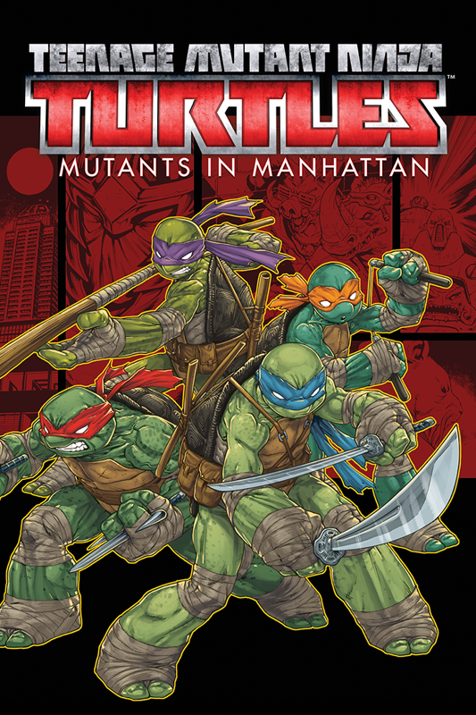 Front Cover for Teenage Mutant Ninja Turtles: Mutants in Manhattan (Xbox One) (download release)