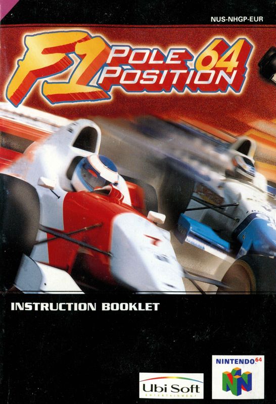 Manual for F1 Pole Position 64 (Nintendo 64): Front