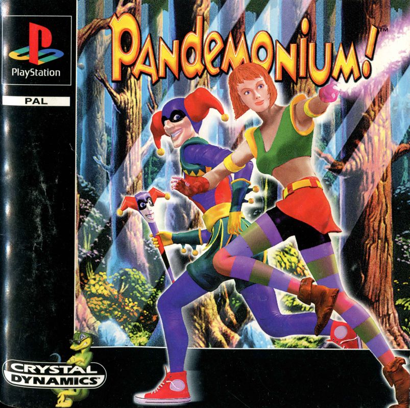 Manual for Pandemonium! (PlayStation): Front