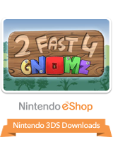 Front Cover for 2 Fast 4 Gnomz (Nintendo 3DS) (download release)