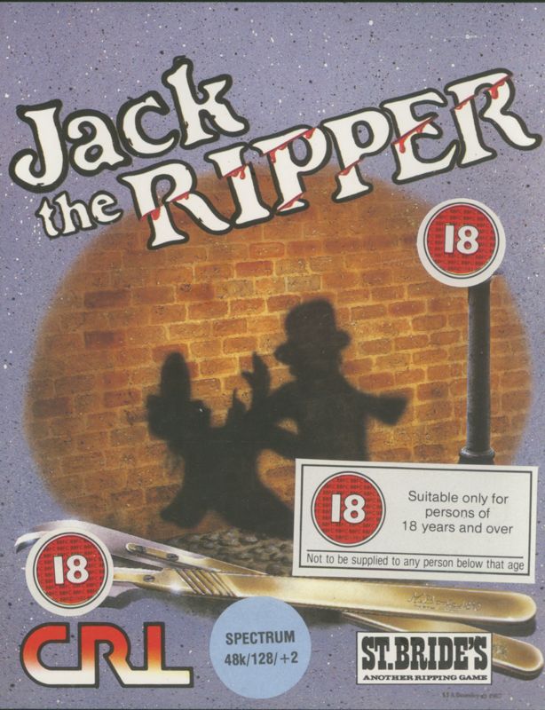 Front Cover for Jack the Ripper (ZX Spectrum)