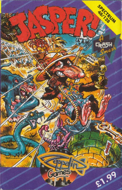 Front Cover for Jasper! (ZX Spectrum) (Zeppelin release)