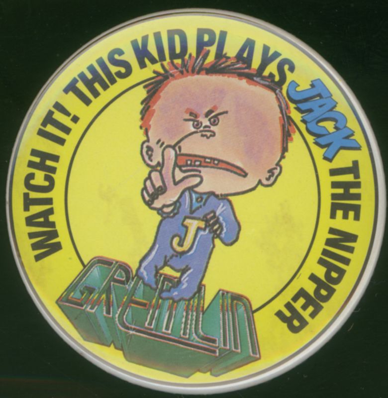 Extras for Jack the Nipper (ZX Spectrum): Sticker