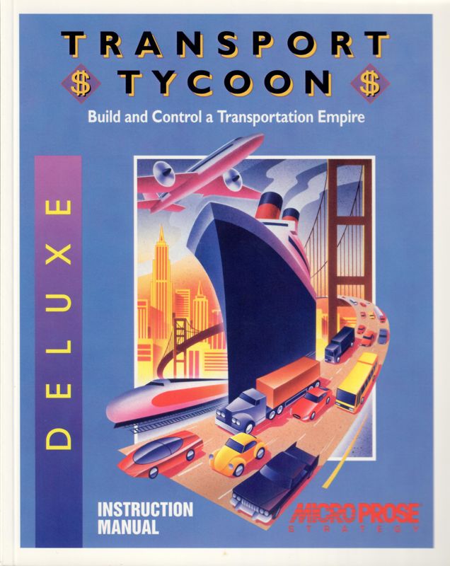 Manual for Transport Tycoon Deluxe (DOS)