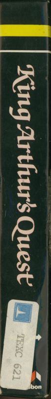 Spine/Sides for King Arthur's Quest (ZX Spectrum): Left