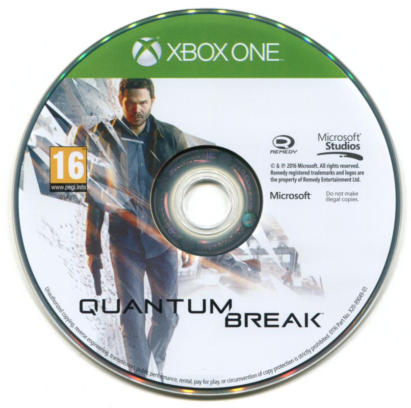 Media for Quantum Break (Xbox 360 and Xbox One)