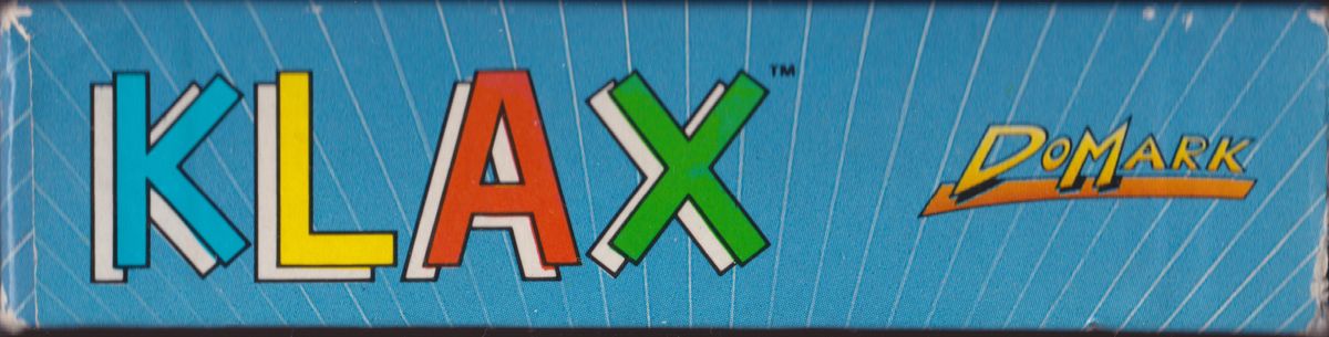 Spine/Sides for Klax (ZX Spectrum): Top