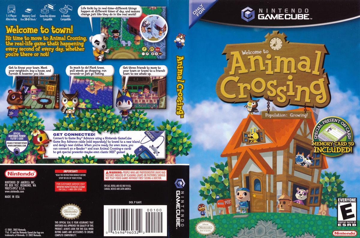 Animal Crossing cover or packaging material MobyGames