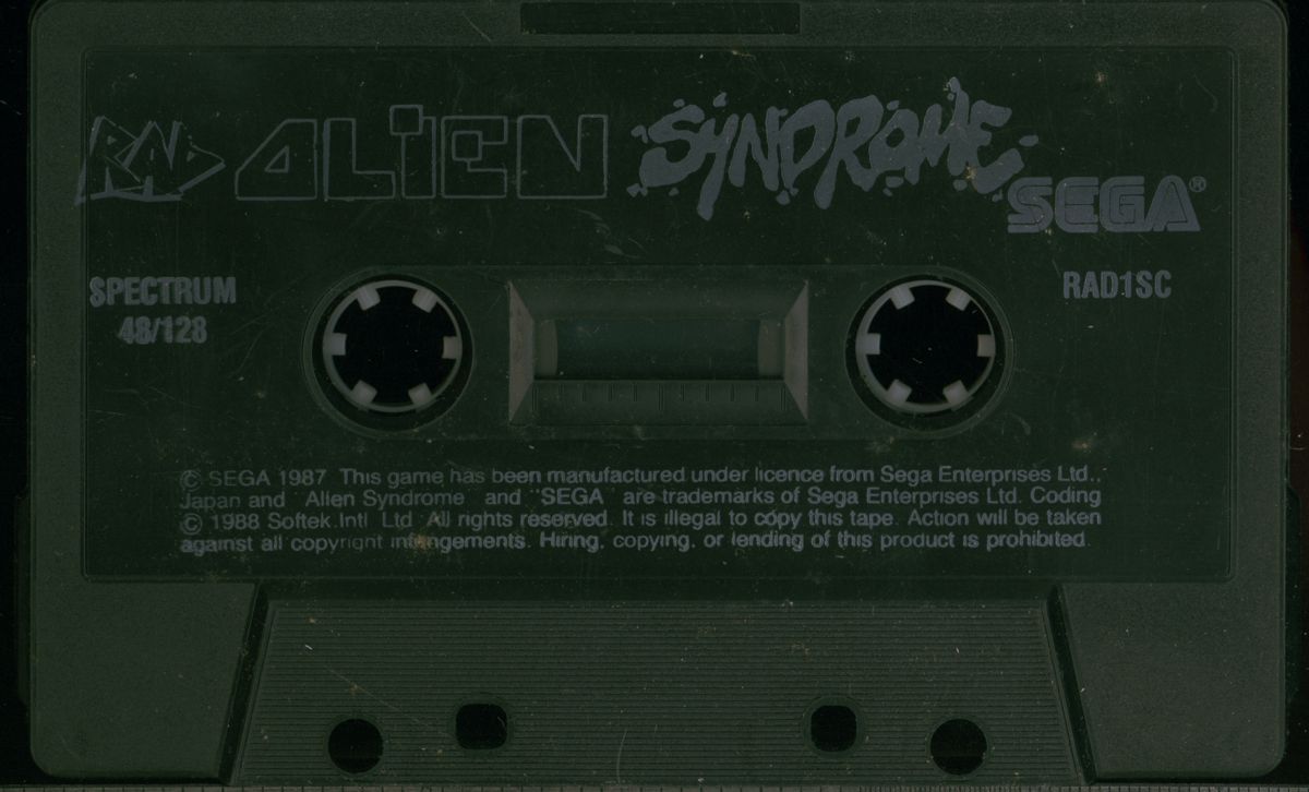 Media for Alien Syndrome (ZX Spectrum)