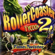 Front Cover for RollerCoaster Tycoon 2: Time Twister (Windows) (Harmonic Flow release)