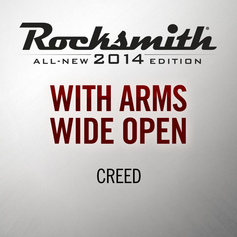 Front Cover for Rocksmith: All-new 2014 Edition - Creed: With Arms Wide Open (PlayStation 3 and PlayStation 4) (download release)