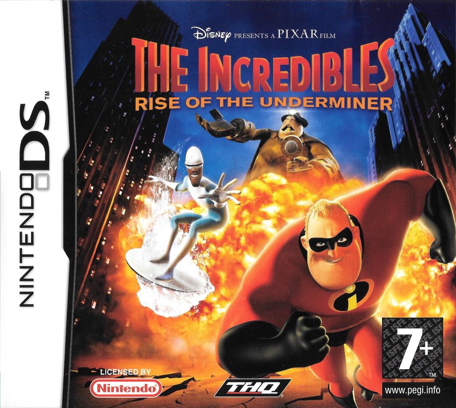 Front Cover for The Incredibles: Rise of the Underminer (Nintendo DS)