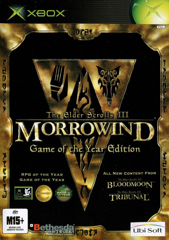 Front Cover for The Elder Scrolls III: Morrowind - Game of the Year Edition (Xbox)