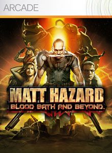 Front Cover for Matt Hazard: Blood Bath and Beyond (Xbox 360)
