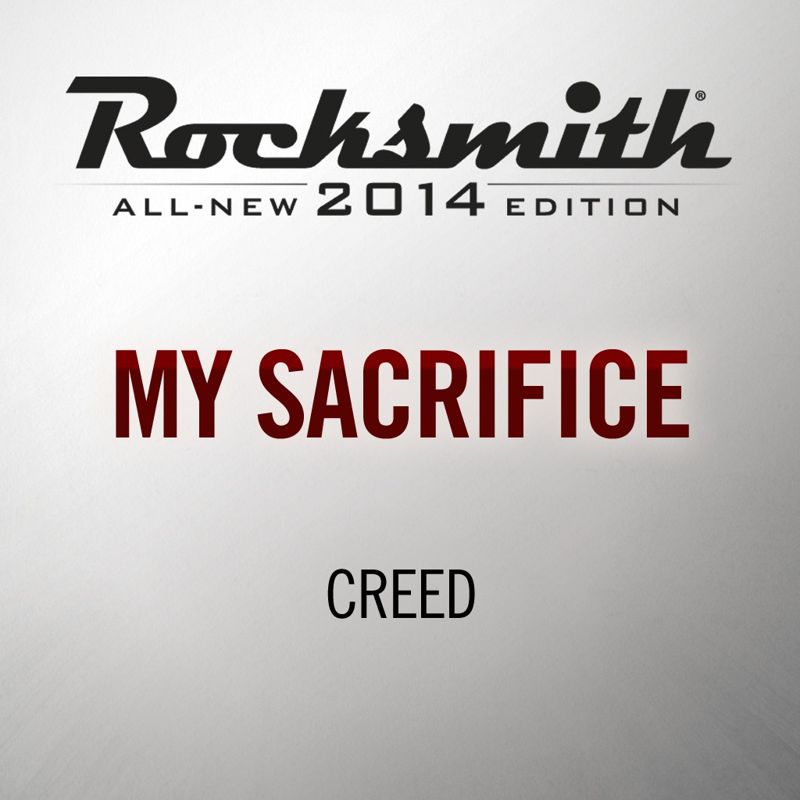 Front Cover for Rocksmith: All-new 2014 Edition - Creed: My Sacrifice (PlayStation 3 and PlayStation 4) (download release)