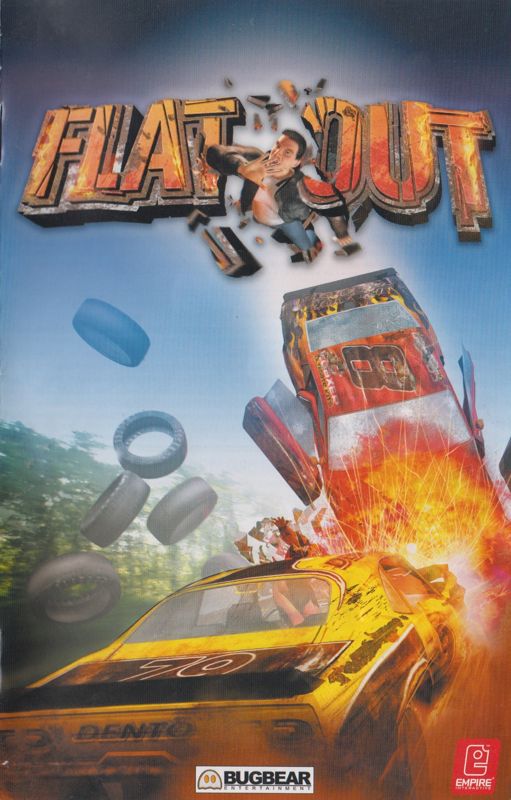 Manual for FlatOut (PlayStation 2): Front