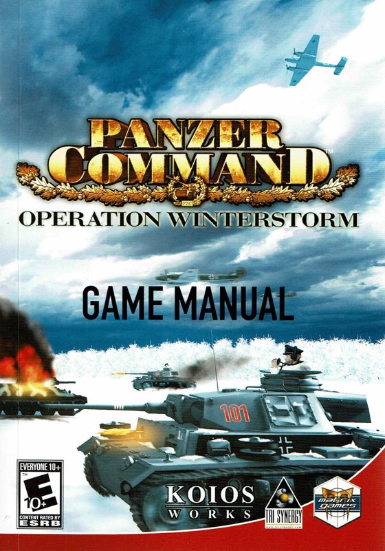 Manual for Panzer Command: Operation Winter Storm (Windows): Front