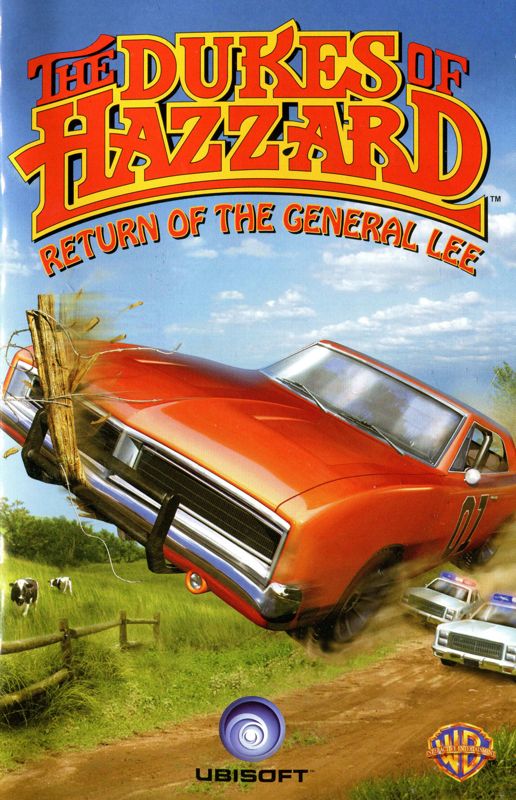 Manual for The Dukes of Hazzard: Return of the General Lee (PlayStation 2): Front