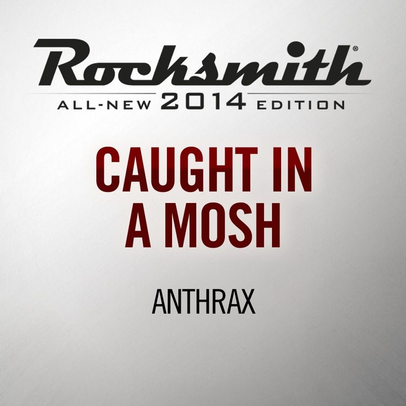 Front Cover for Rocksmith: All-new 2014 Edition - Anthrax: Caught in a Mosh (PlayStation 3 and PlayStation 4) (download release)