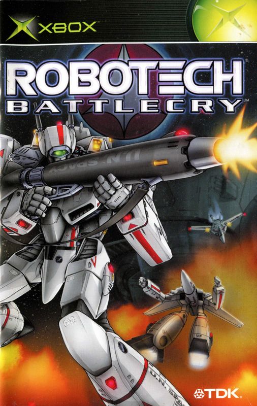 Manual for Robotech: Battlecry (Xbox): Front