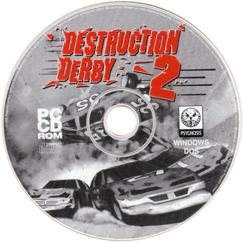 Media for Destruction Derby 2 (DOS and Windows)